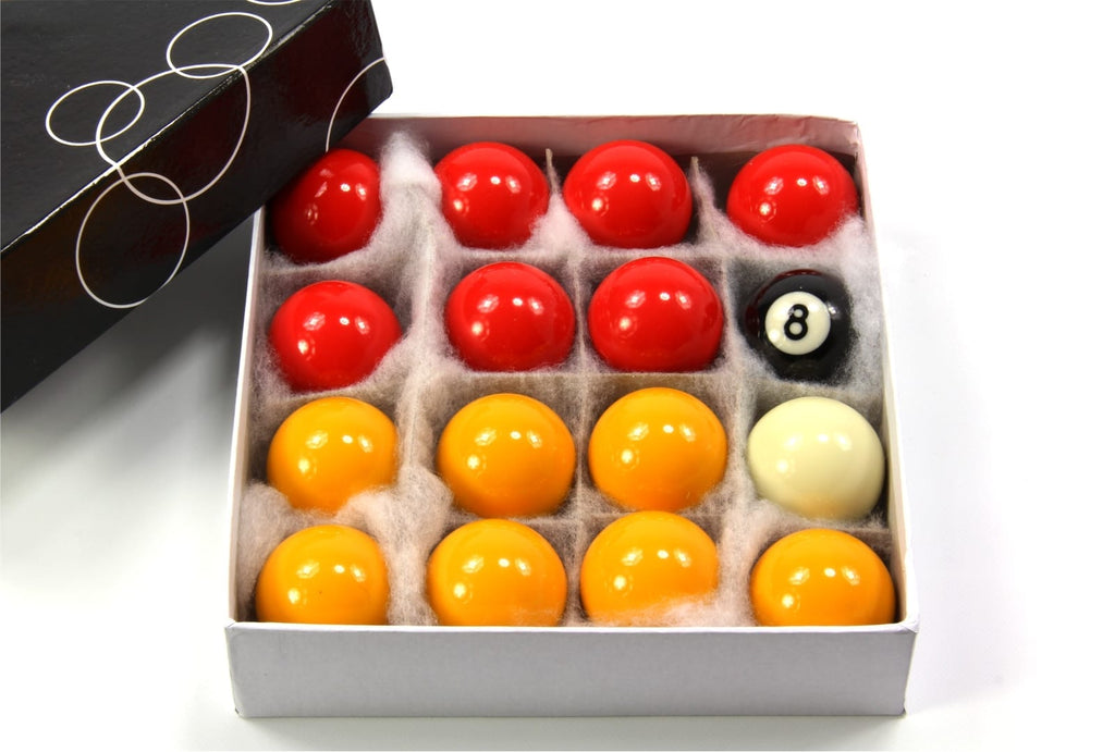 Funky Chalk 41mm red and yellow kids pool balls