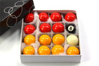 Funky Chalk 41mm red and yellow kids pool balls