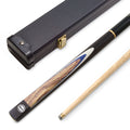 PRO147 Kingwood 48 Inch 3 Piece Kids Snooker Pool Cue and Case Set - With Deluxe Medium Hard Case PE Set 10mm Tip