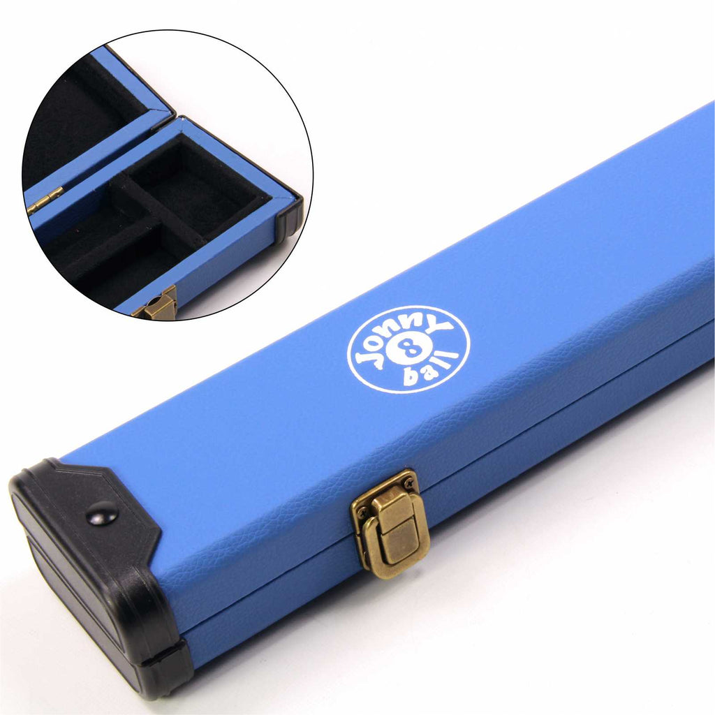 Jonny 8 Ball royal blue deluxe 2-piece cue case