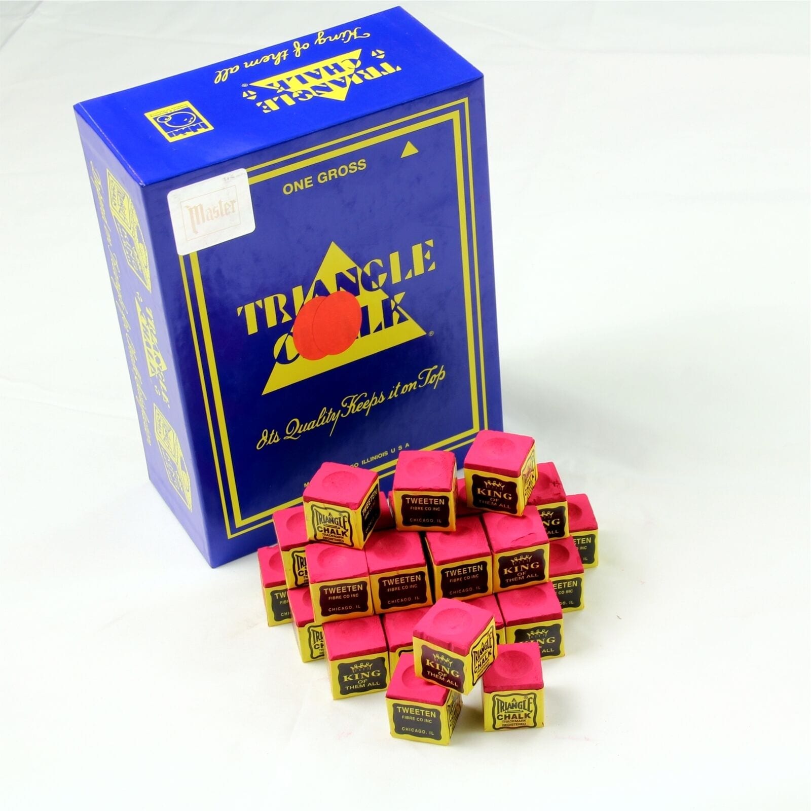 Triangle red chalk - 24 pieces