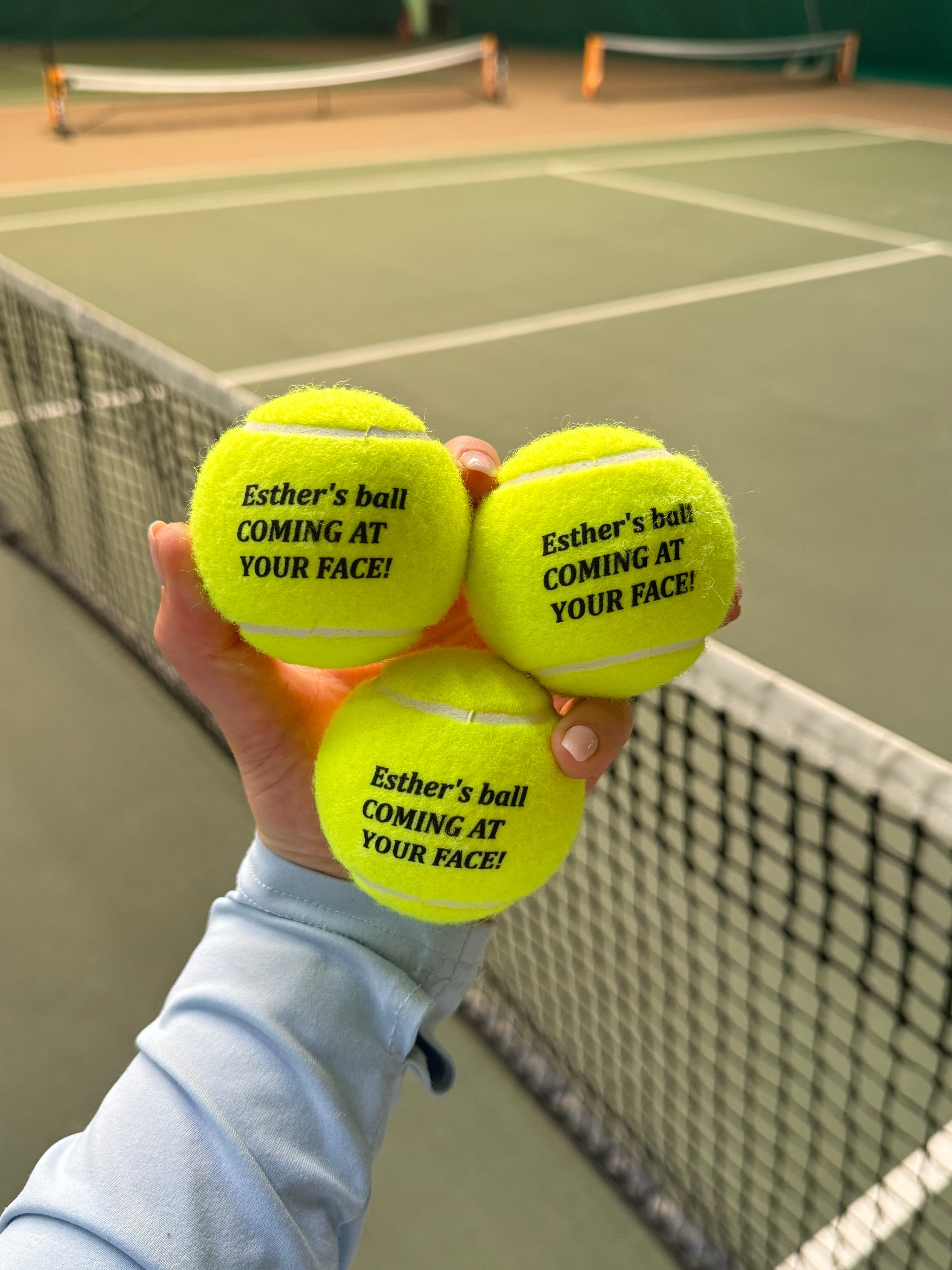 Namethatball - Personalised Padel Balls - Standard text edition