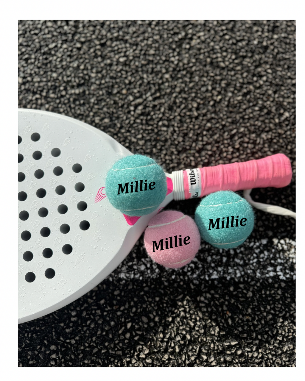 Namethatball - Customised Padel Balls - Bubblegum