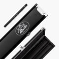 Baize Master Prestige Pro-Lock 1-piece metal cue case - 2 cues plus accessories