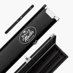 Baize Master Prestige Pro-Lock 1-piece metal cue case - 2 cues plus accessories