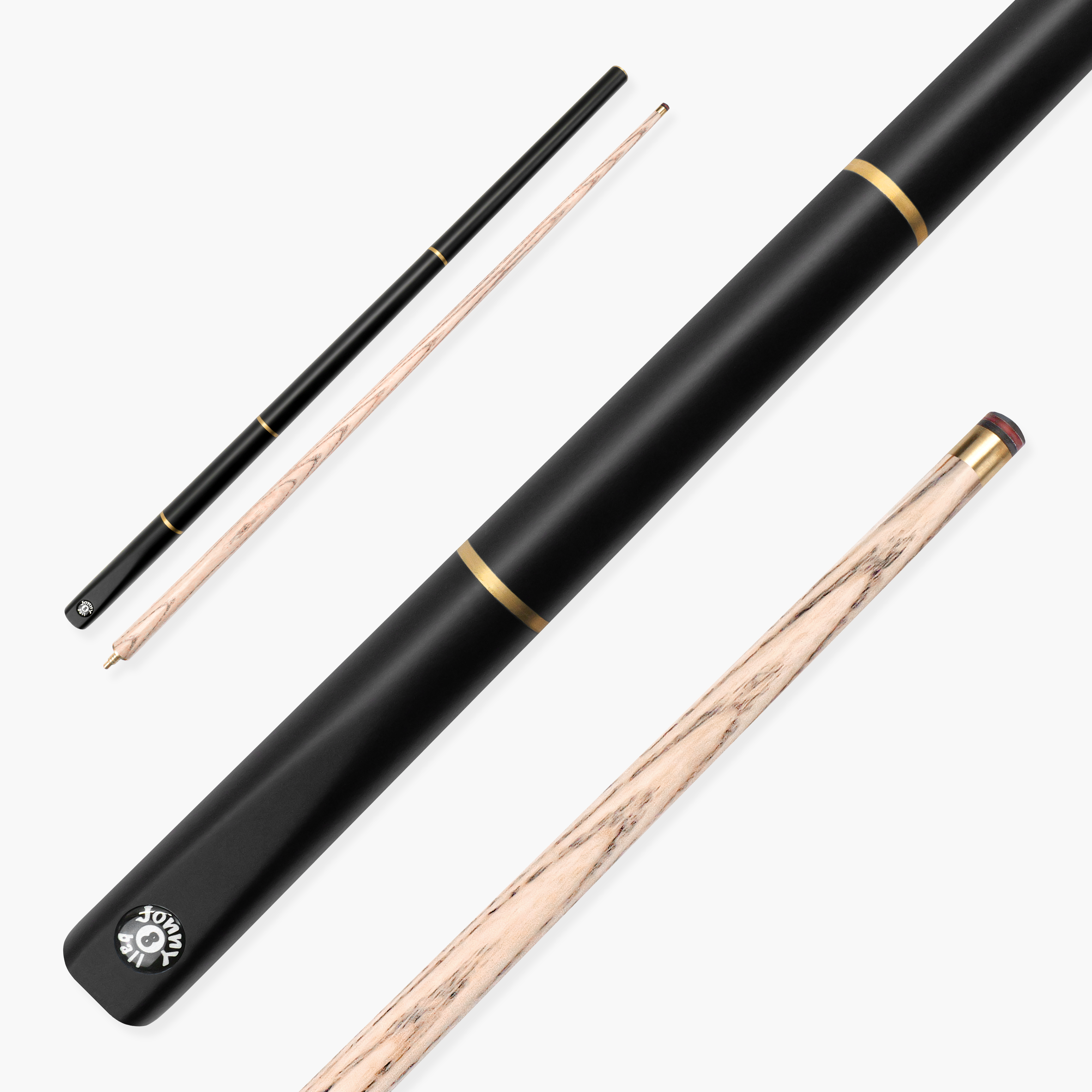 Jonny 8 Ball Combi adjustable 5-piece cue Cue + Case