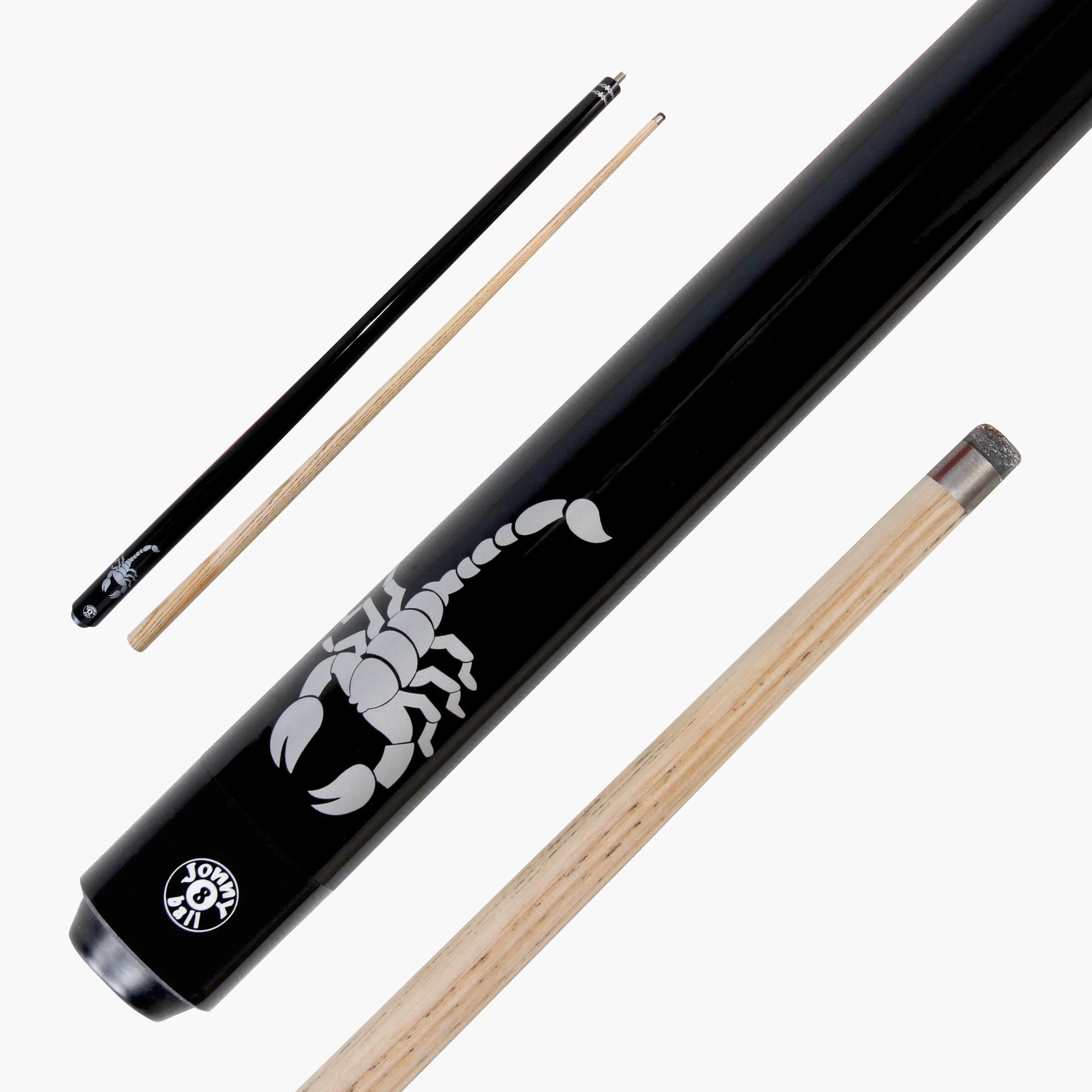 Jonny 8 Ball Scorpion 57-inch 2-piece cue Cue + Case