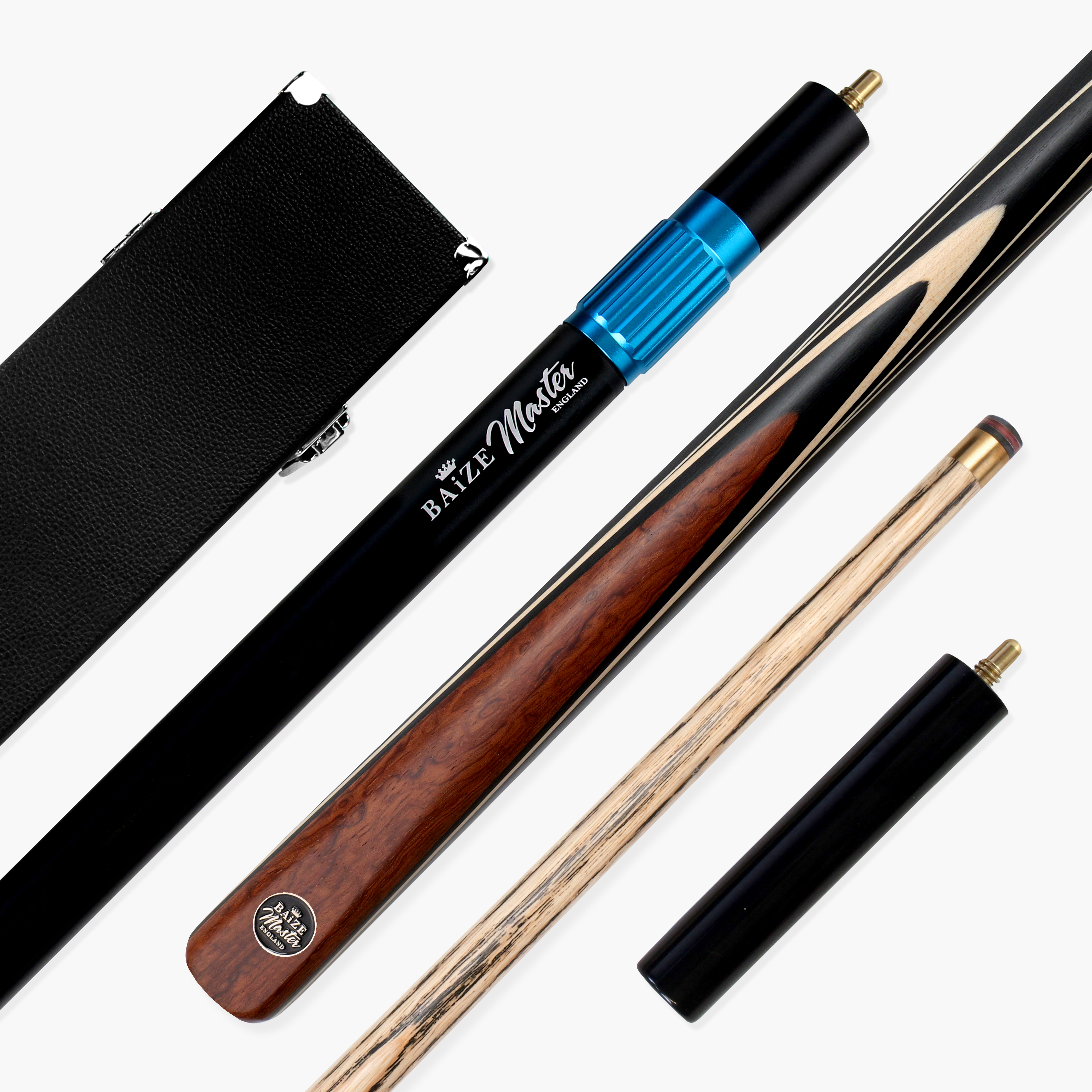 Baize Master Blackline Elite cue and case set Cue + Case