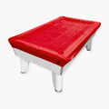 Jonny 8 Ball 7ft red fitted table cover