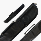 Economy black vinyl 48-inch junior cue case