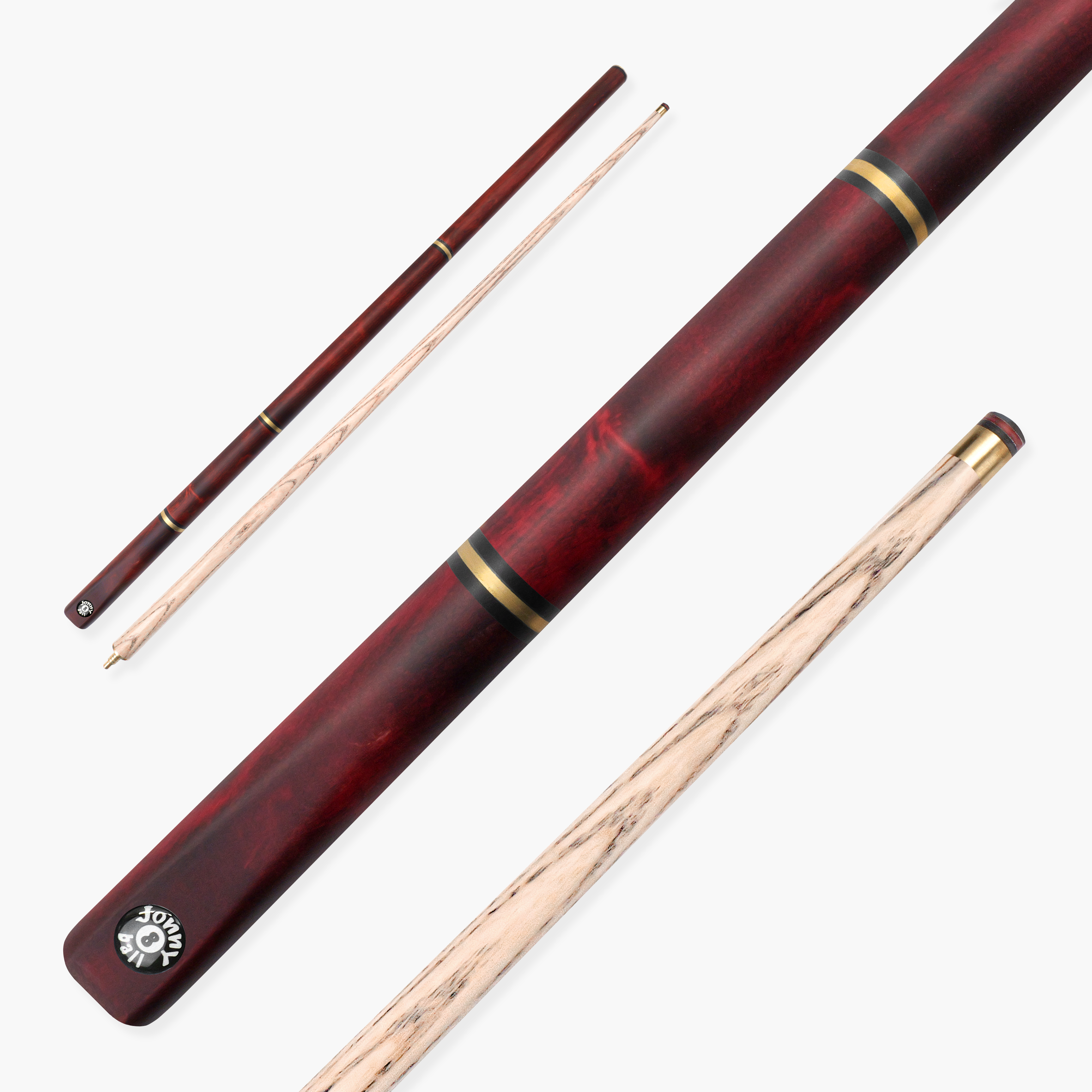 Jonny 8 Ball Combi adjustable 5-piece cue Cue + Case