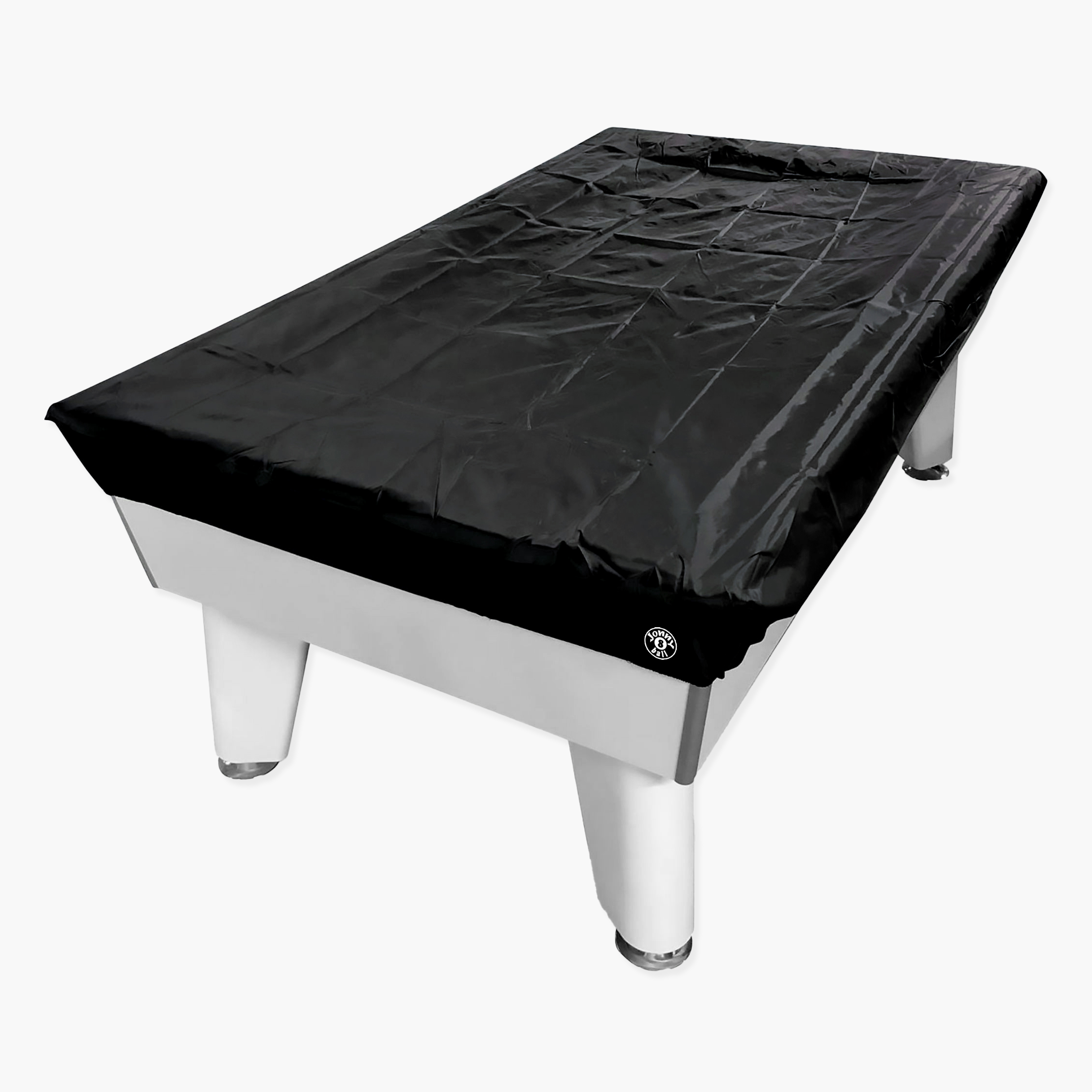 Jonny 8 Ball 7ft black fitted table cover