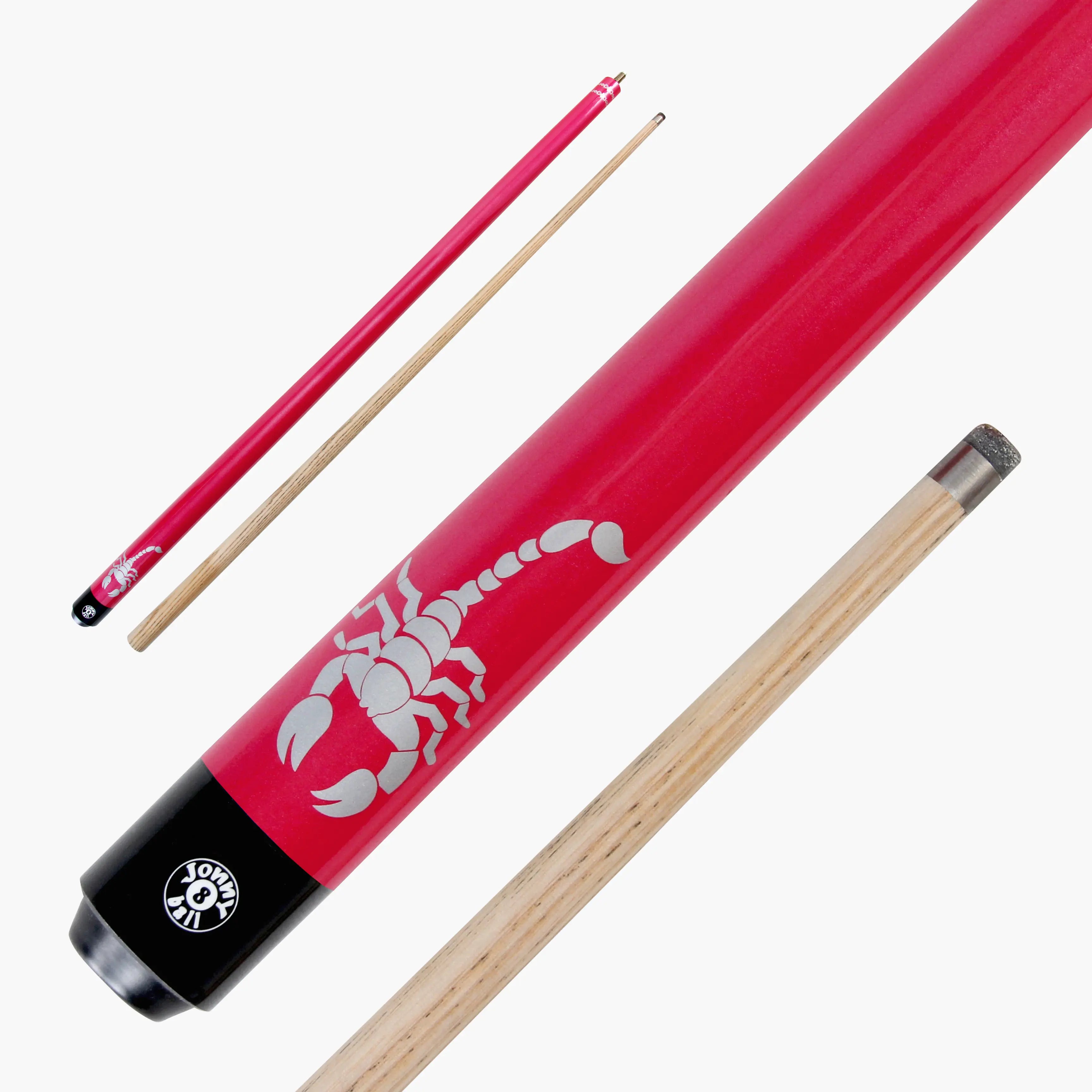 Jonny 8 Ball Scorpion 57-inch 2-piece cue Cue + Case