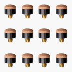 11mm screw-on cue tips - 12 pack