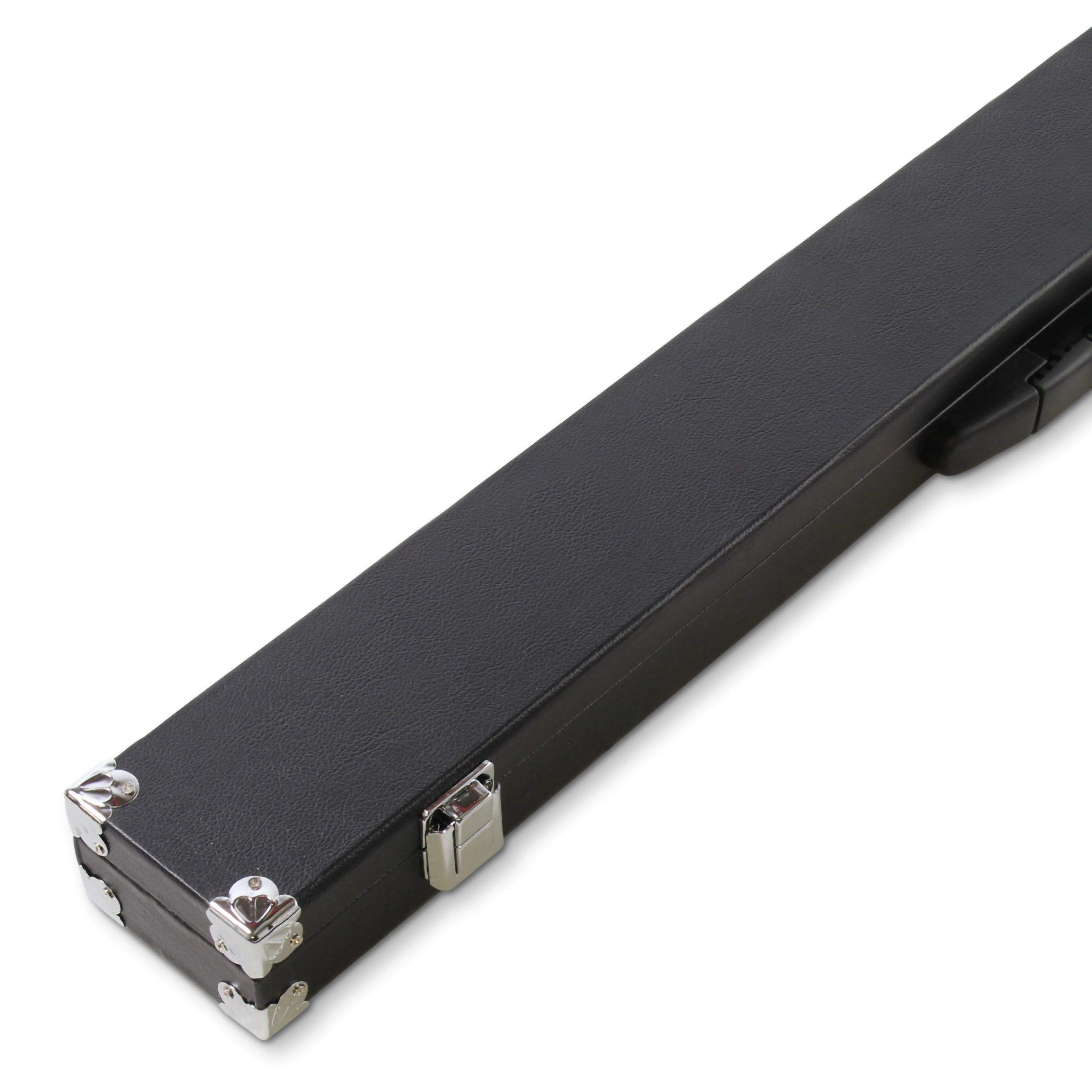 2-piece cue case with chalk compartment