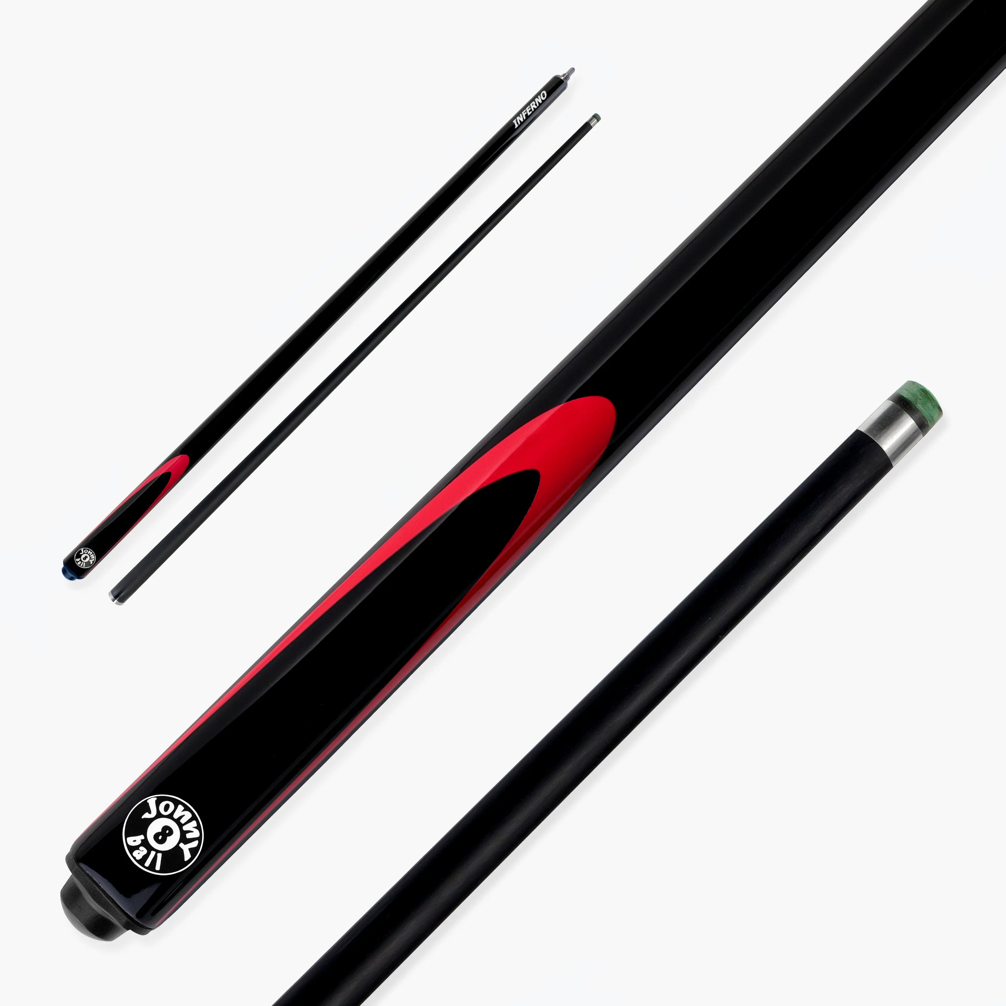 Jonny 8 Ball Inferno 2-piece graphite cue Cue + Case