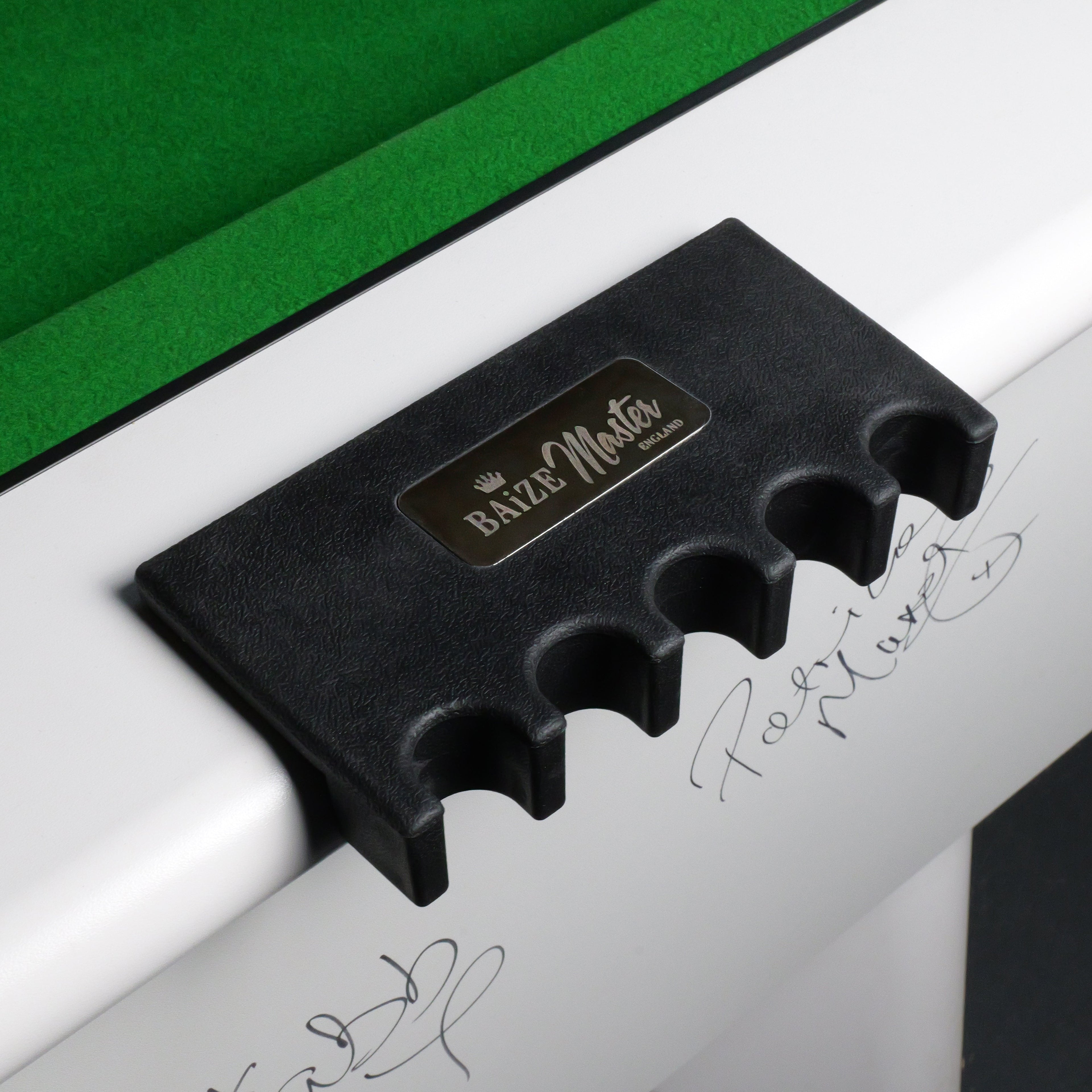 Baize Master weighted rubber cue holder - 4 or 5 cues Cue + Case