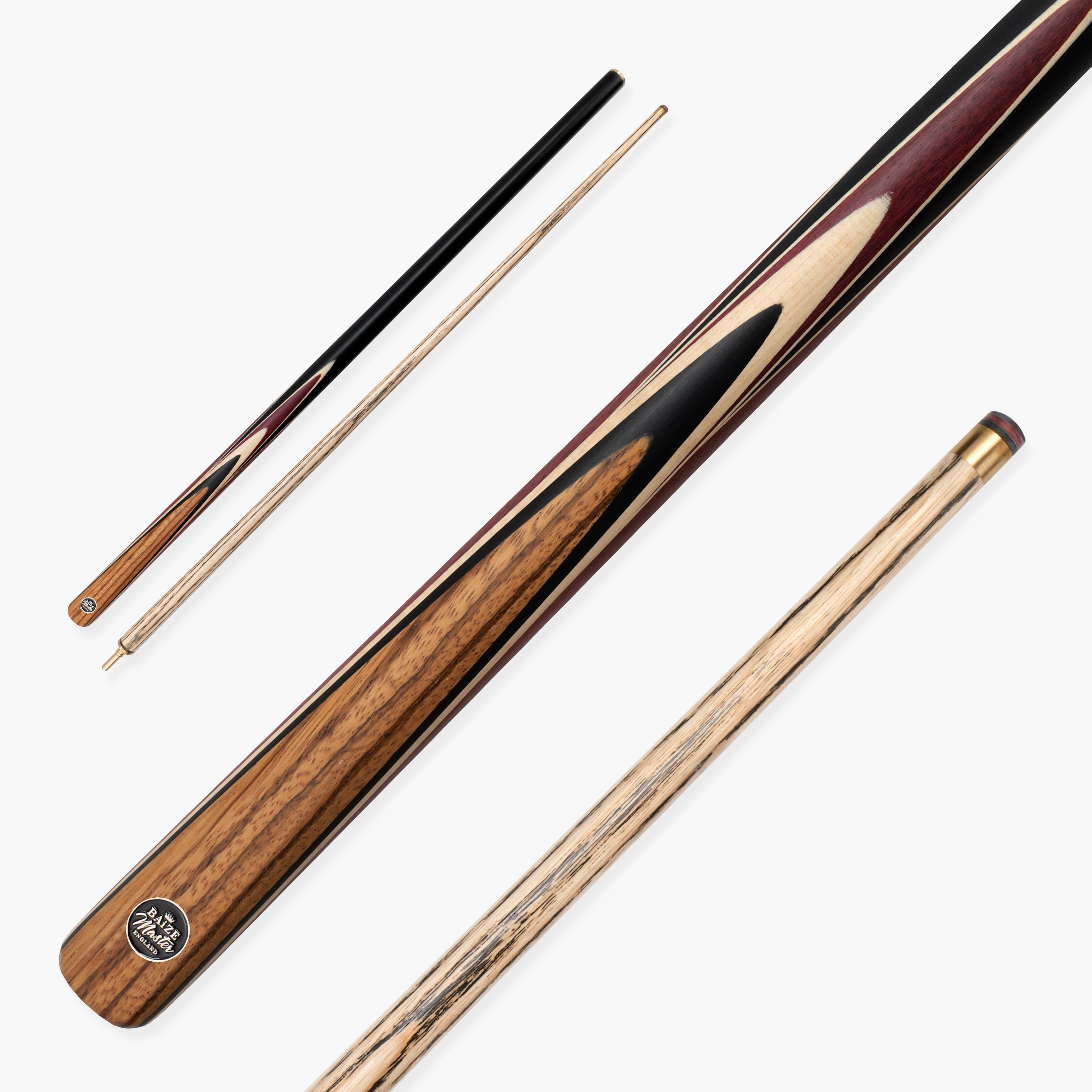 Baize Master Blackline Elite 2-piece snooker cue Cue + Case