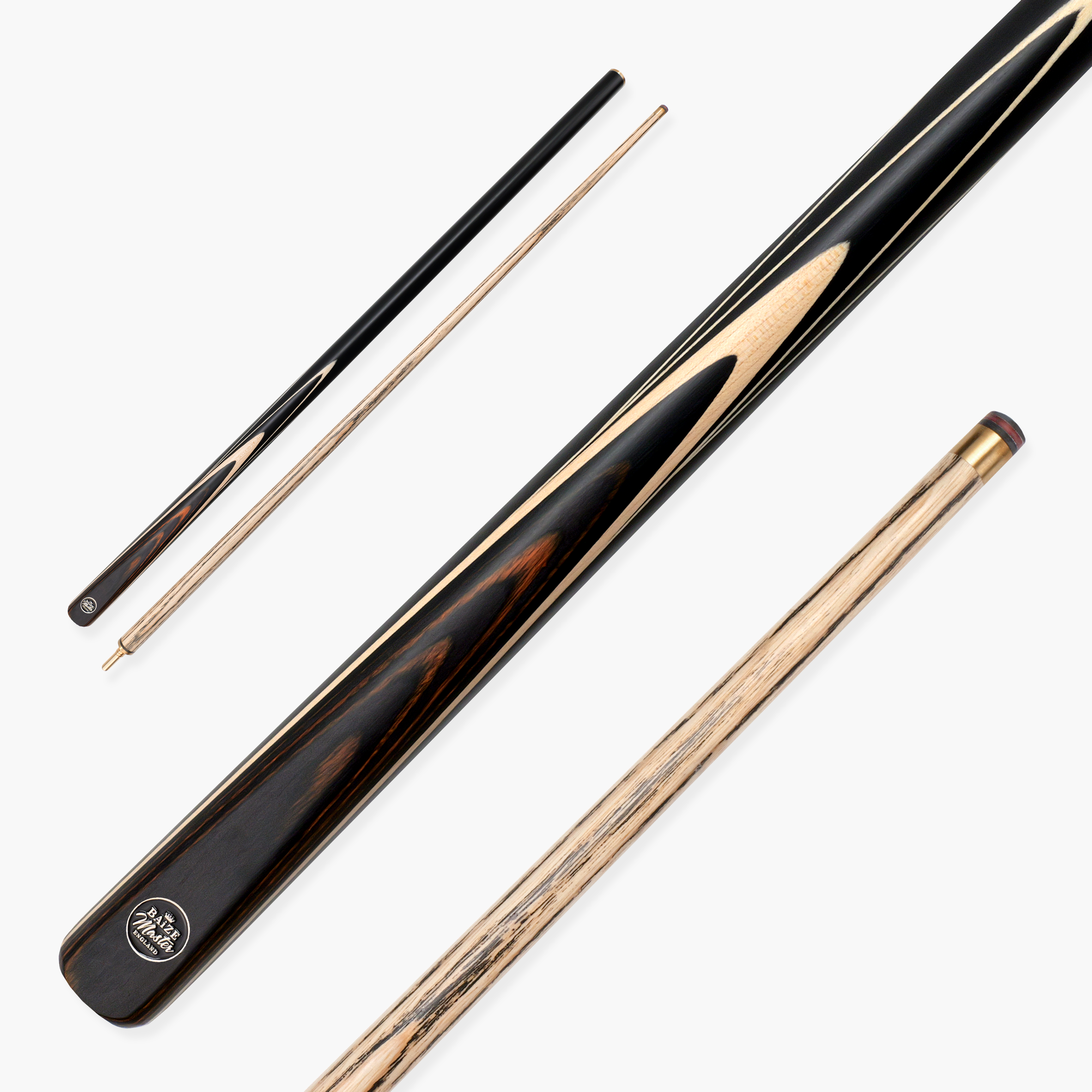Baize Master Blackline Elite 2-piece snooker cue Cue + Case