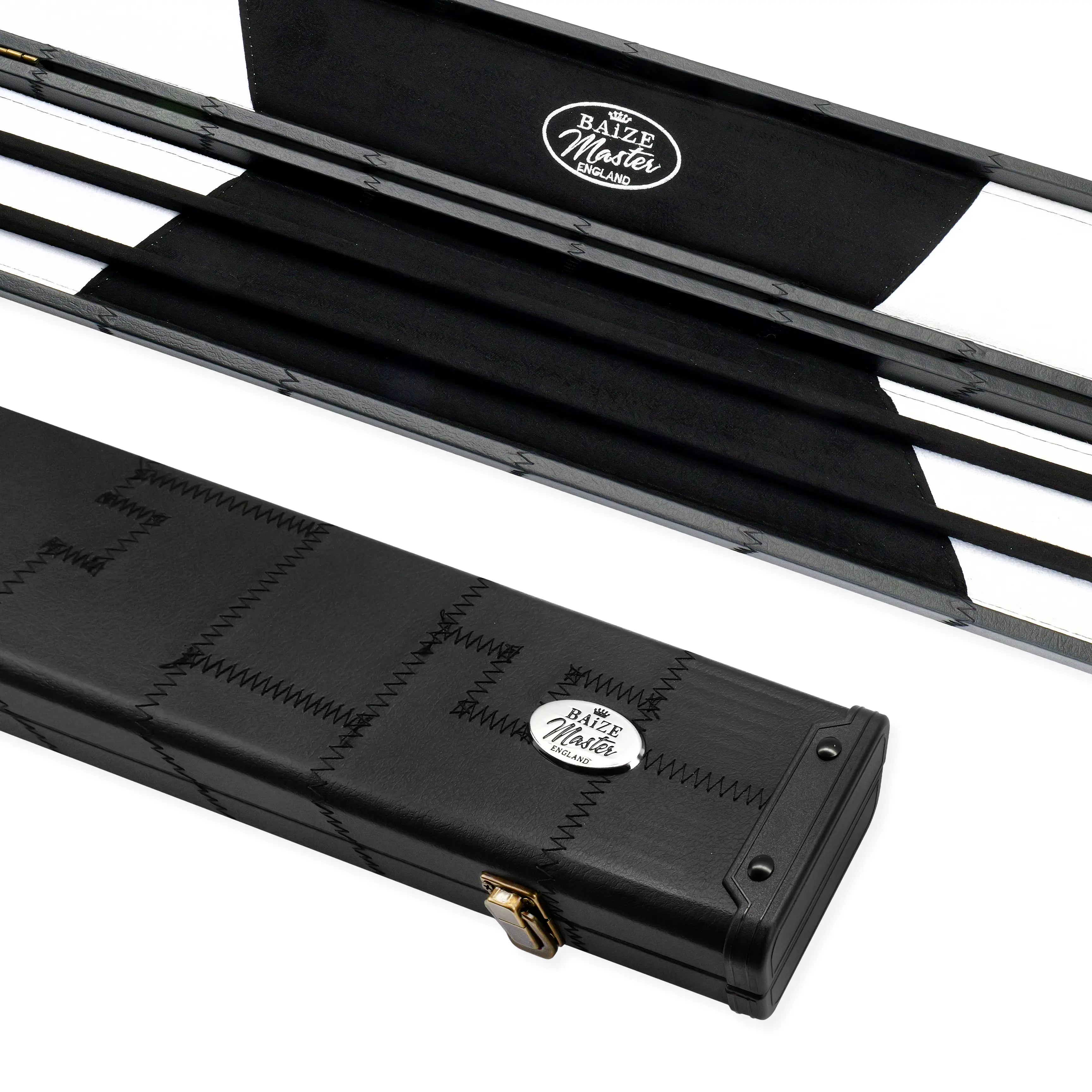 Baize Master wide 1-piece patch cue case - 3 cues Cue + Case