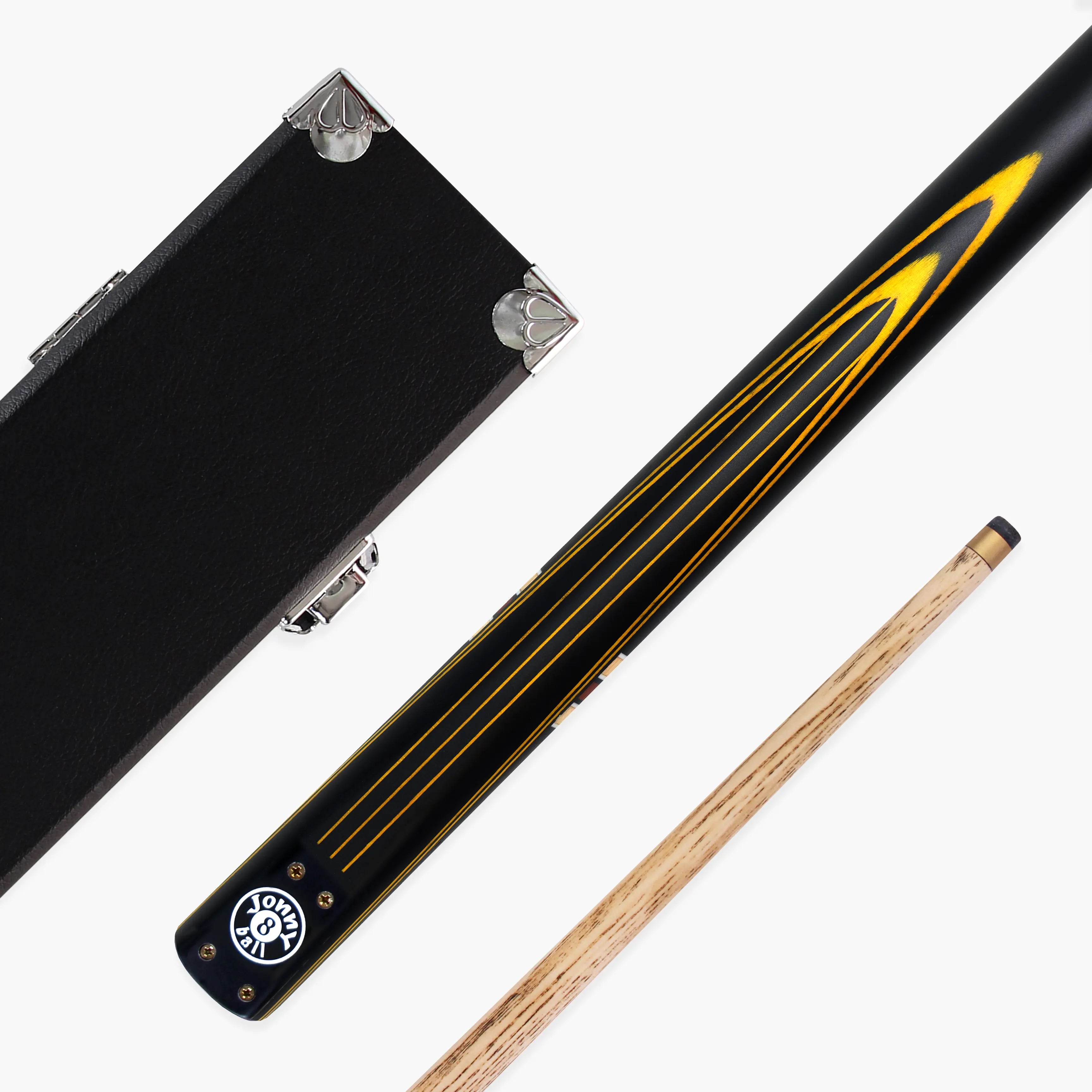 Jonny 8 Ball adjustable 57-inch 3-piece cue and hard case Cue + Case