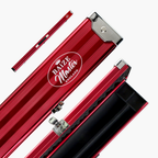 Baize Master Pro Line red 3/4 cue case