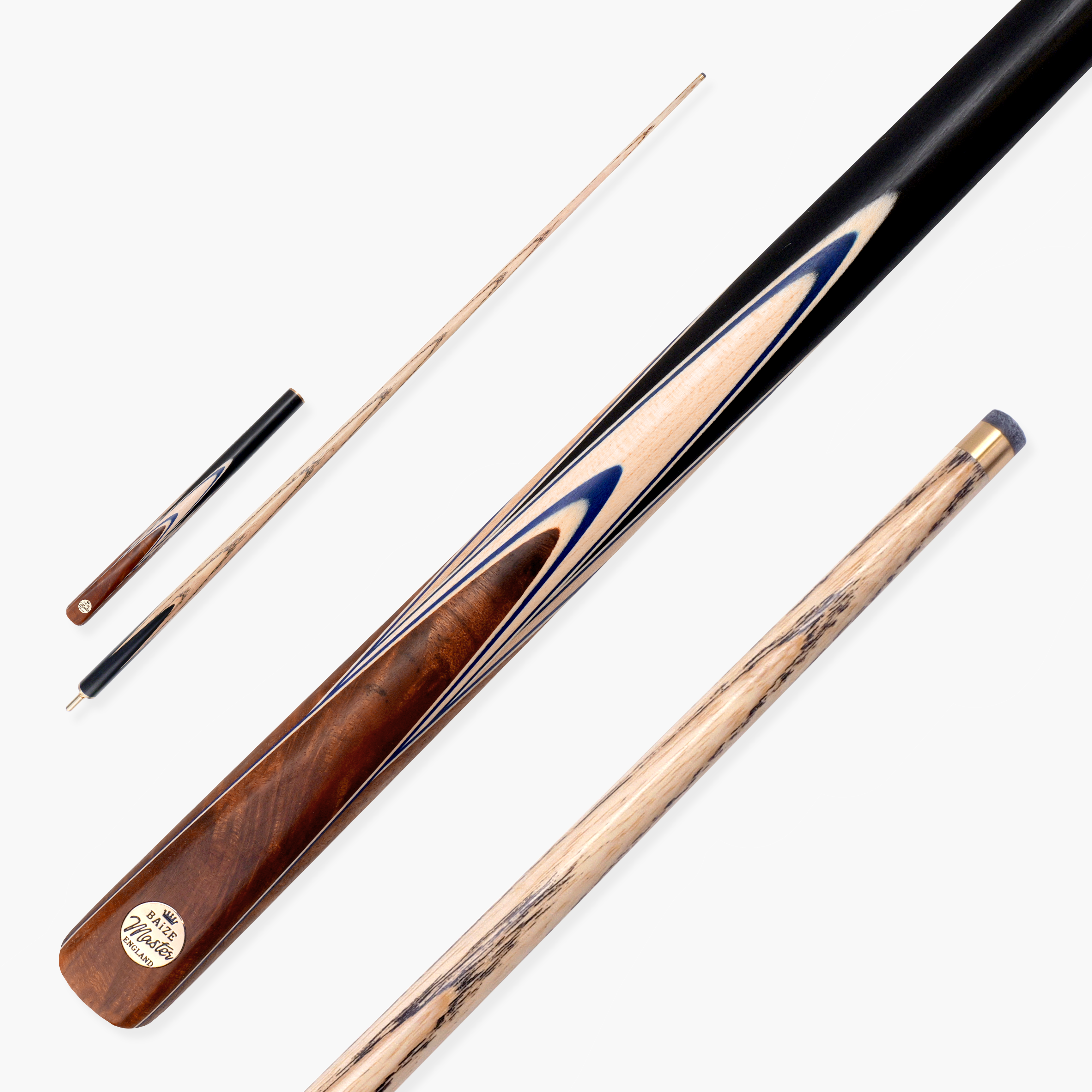 Baize Master Maple Marksman 3/4 pool cue Cue + Case