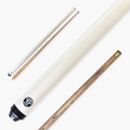 Jonny 8 Ball WHITE JET JUNIOR 48 inch 2pc Ash Pool Snooker Cue - 10mm Tip