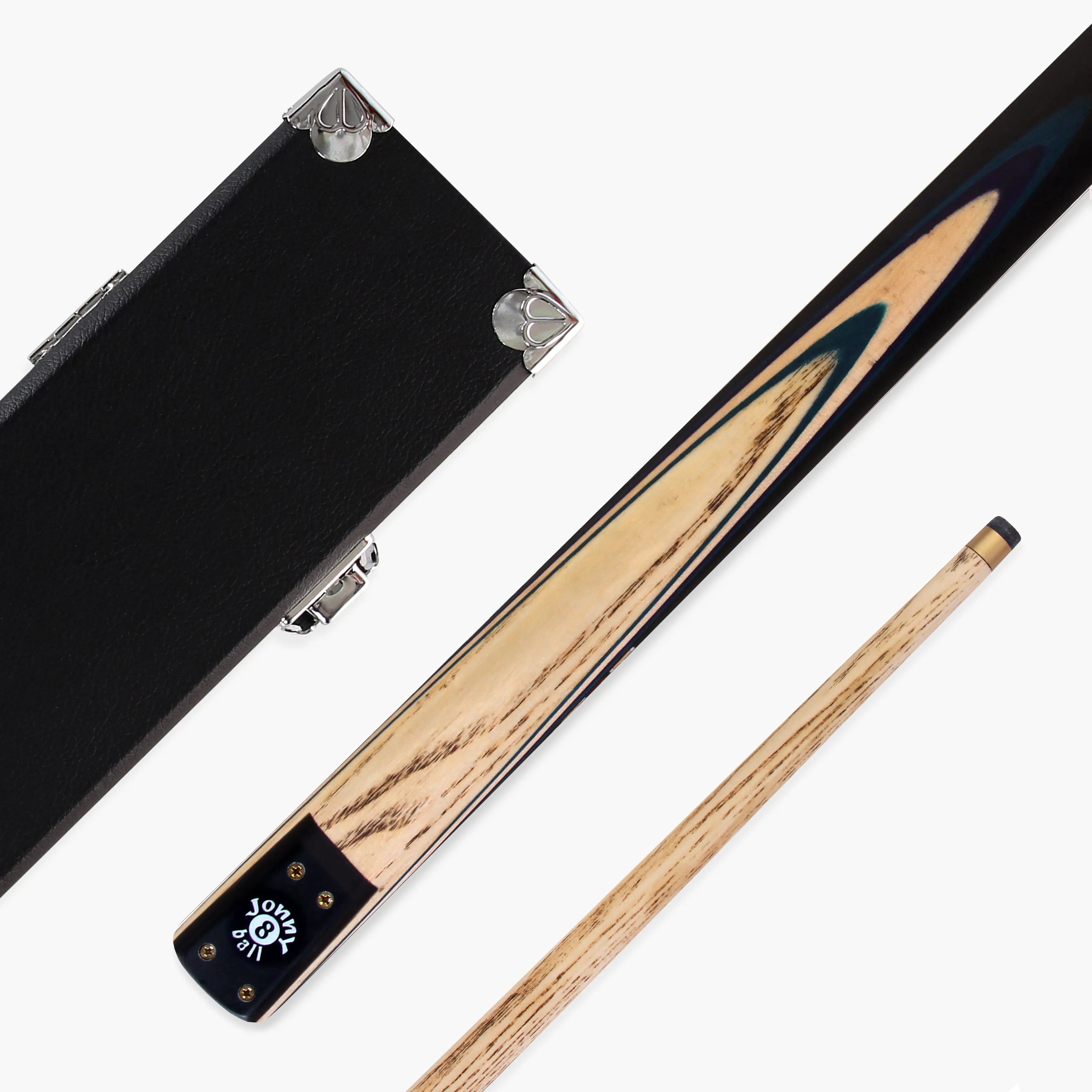 Jonny 8 Ball adjustable 57-inch 3-piece cue and hard case Cue + Case