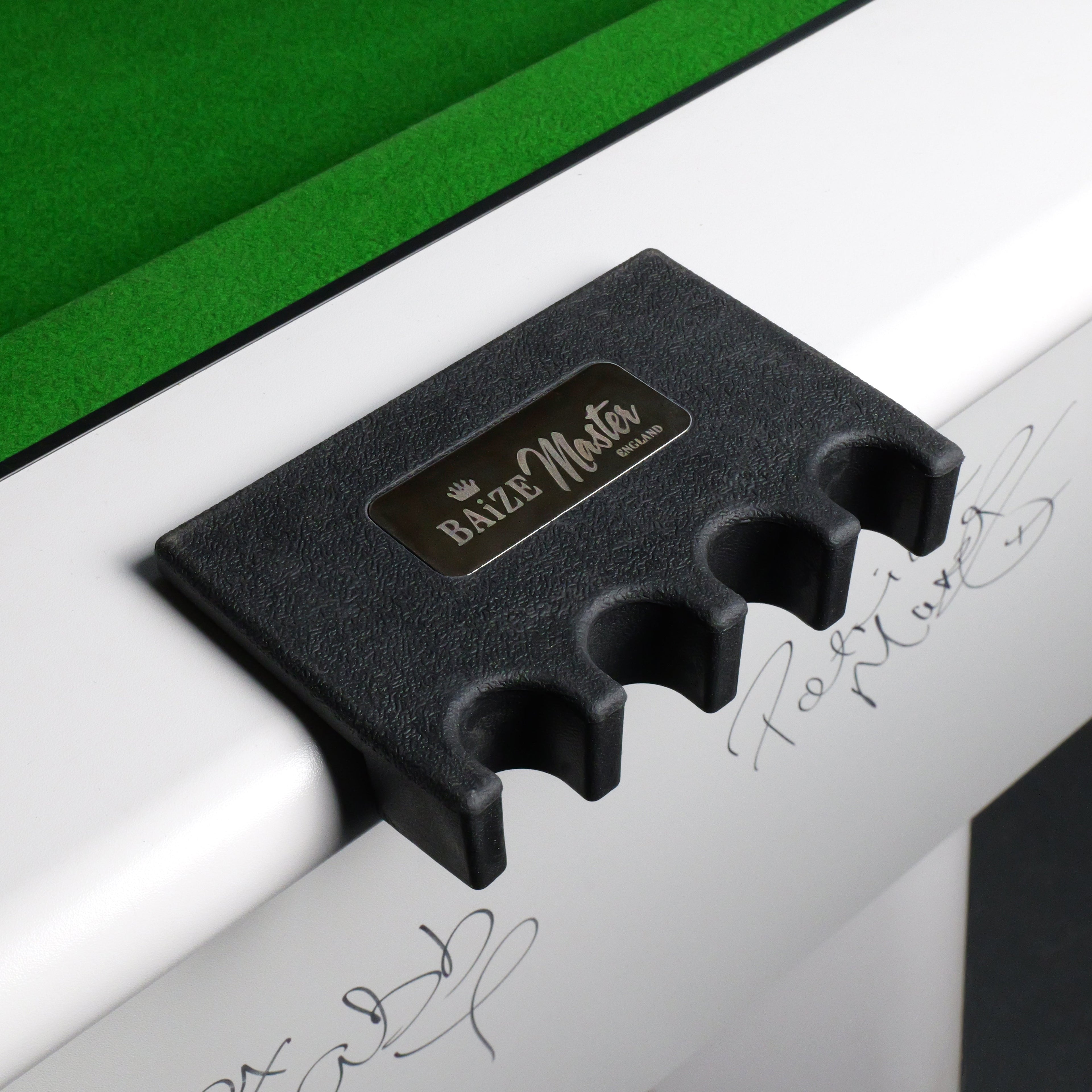 Baize Master weighted rubber cue holder - 4 or 5 cues