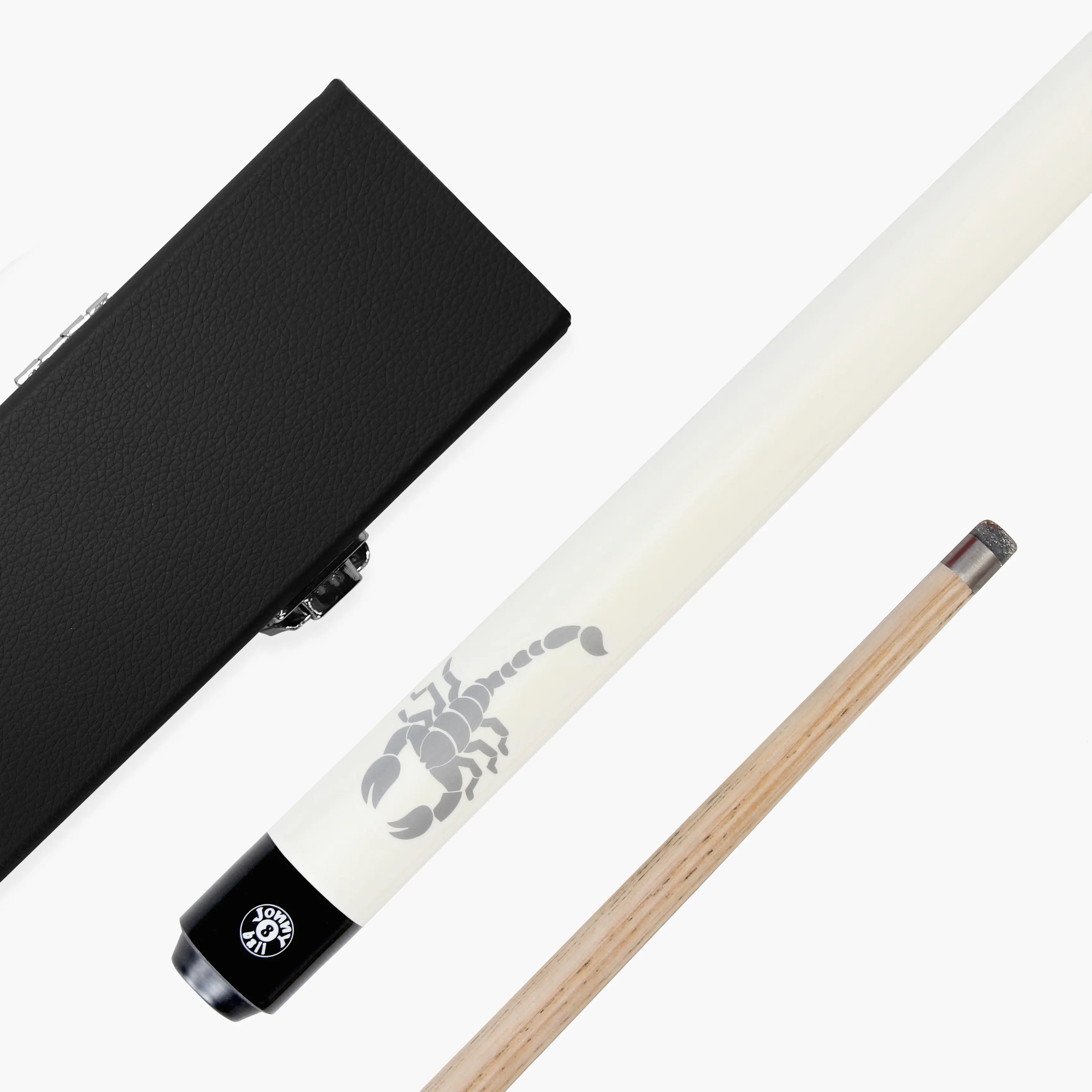 Jonny 8 Ball Scorpion 57-inch cue and hard case Cue + Case