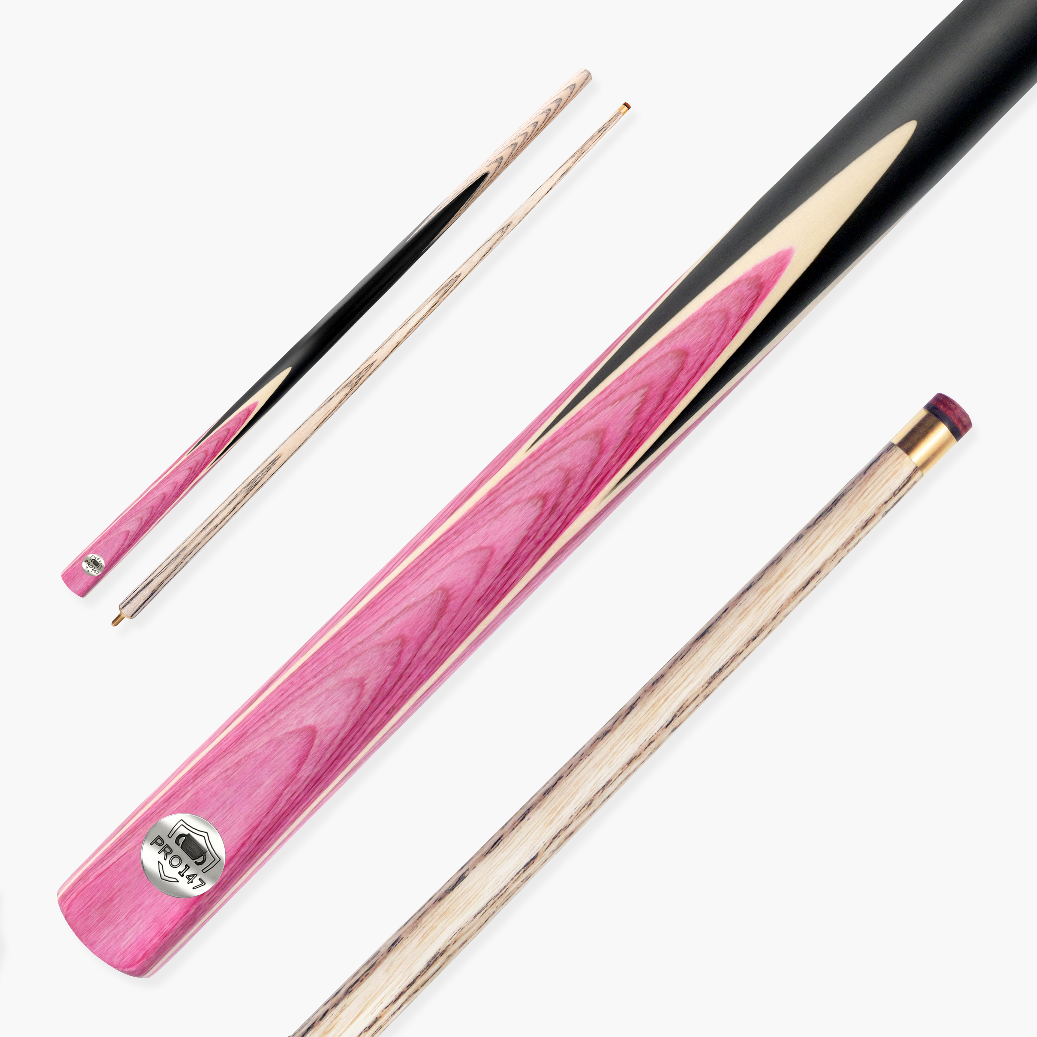PRO147 Windsor 57 Inch 2 Piece Ash Snooker and Pool Cue with 9.5mm Tip