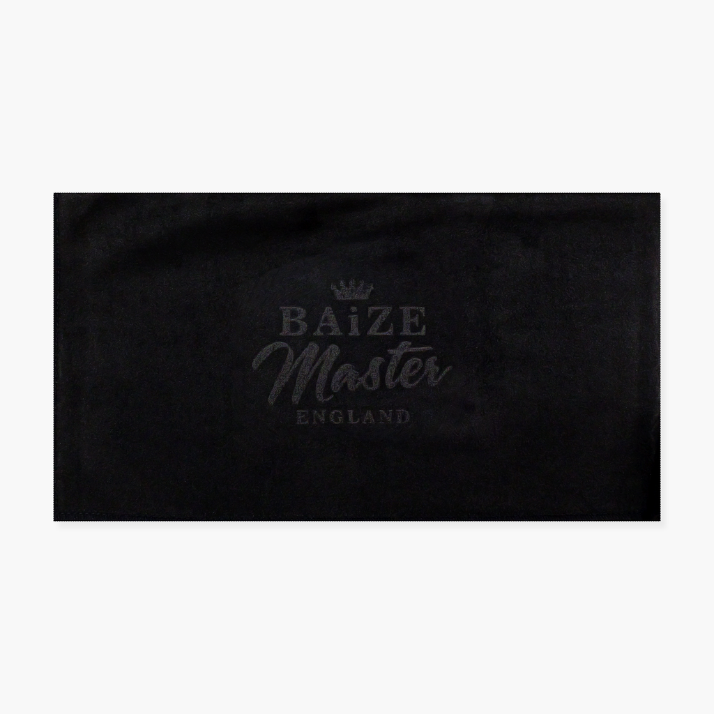 Baize Master MicroSuede black cue towel - 40cm x 25cm