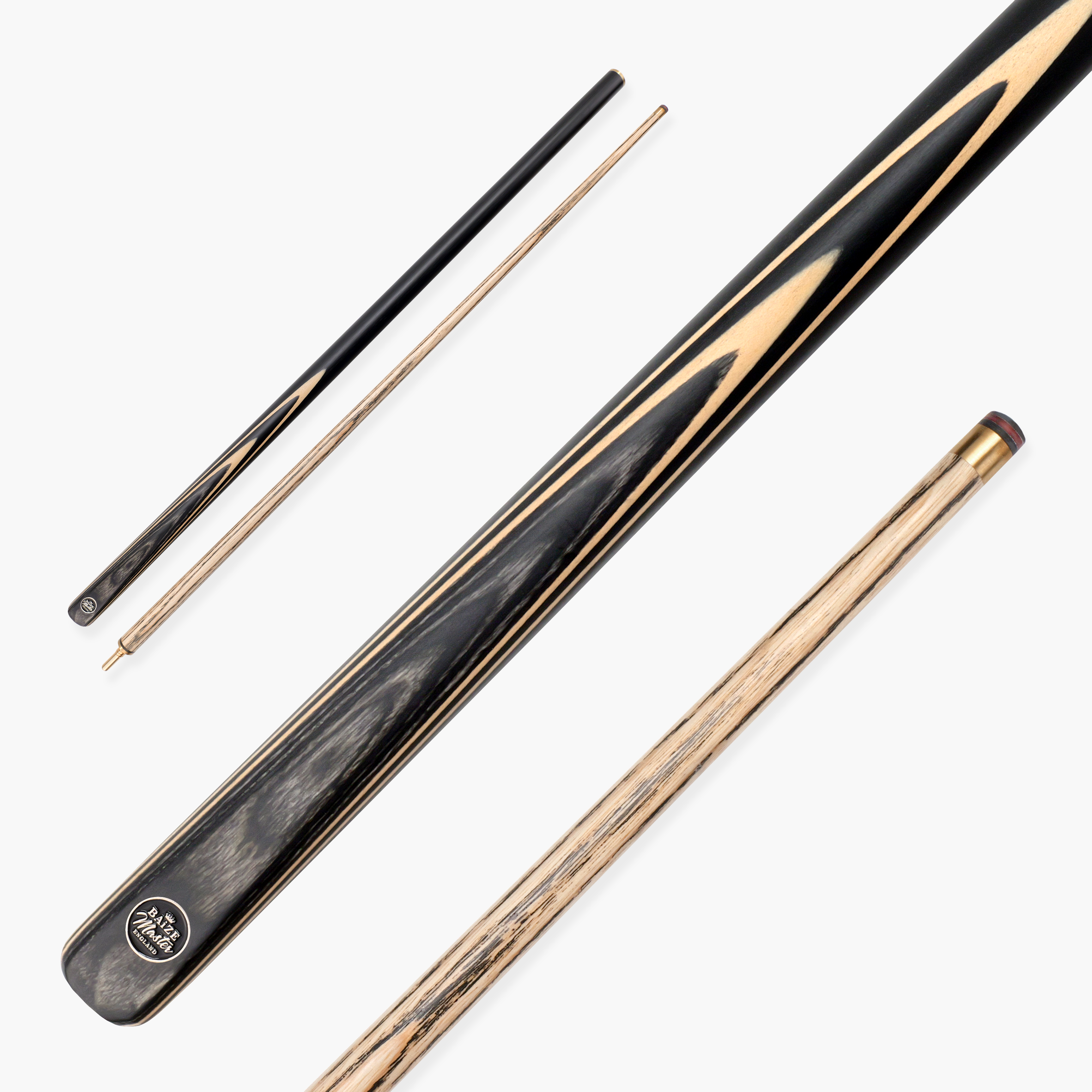 Baize Master Blackline Classic 2-piece snooker cue Cue + Case