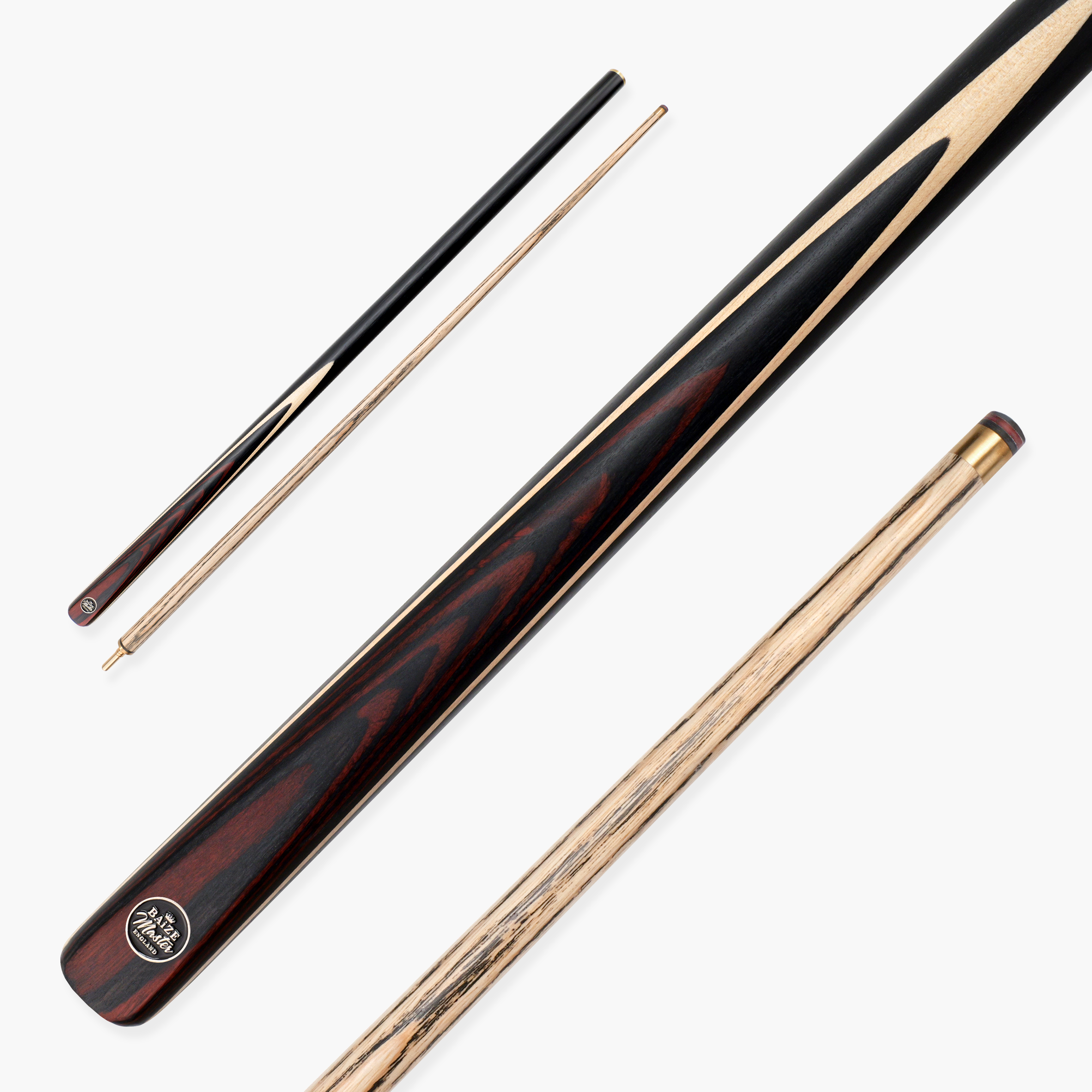 Baize Master Blackline Classic 2-piece snooker cue Cue + Case