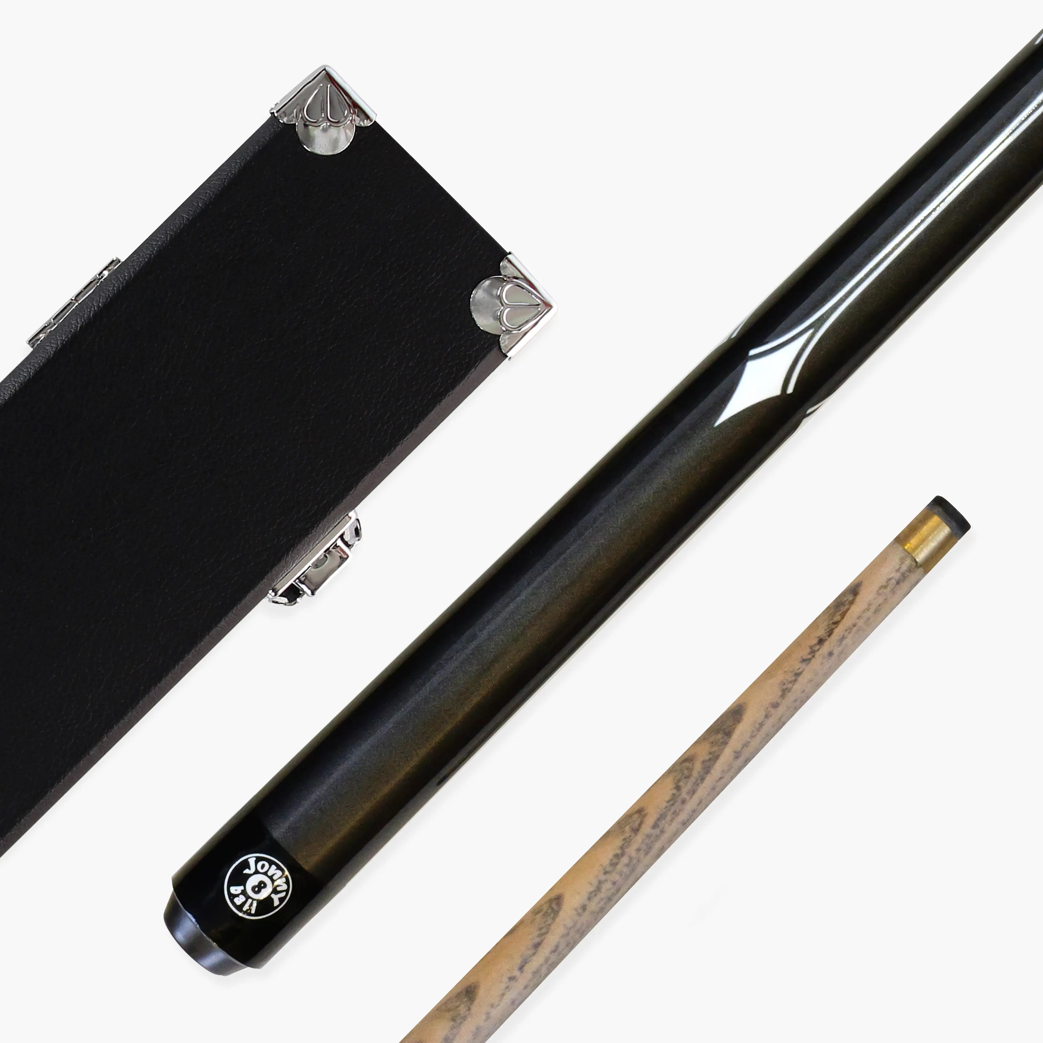 Jonny 8 Ball White Spear 57-inch cue and case set Cue + Case