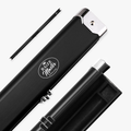 Baize Master Prestige Pro-Lock 1-piece metal cue case - 2 cues