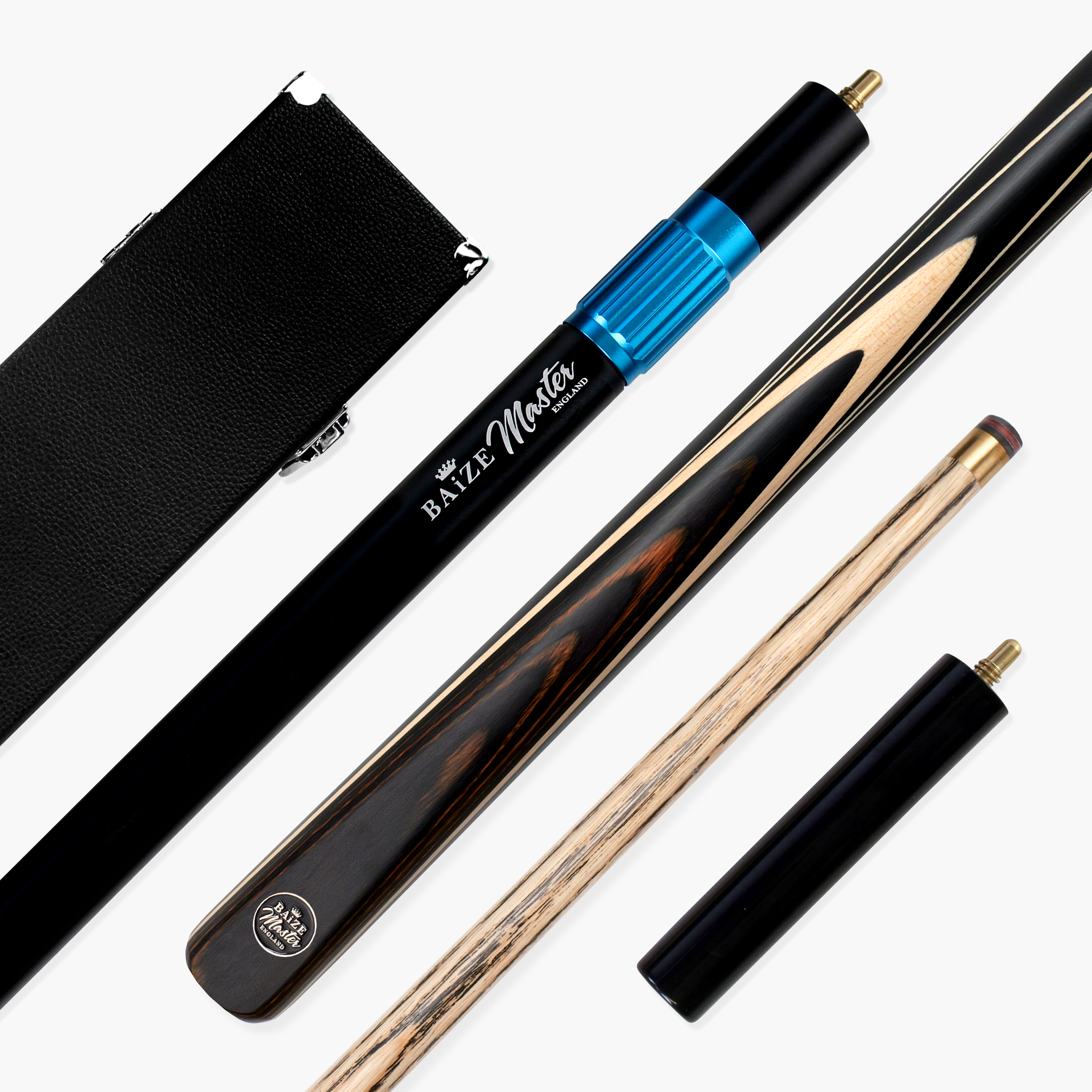 Baize Master Blackline Elite cue and case set Cue + Case