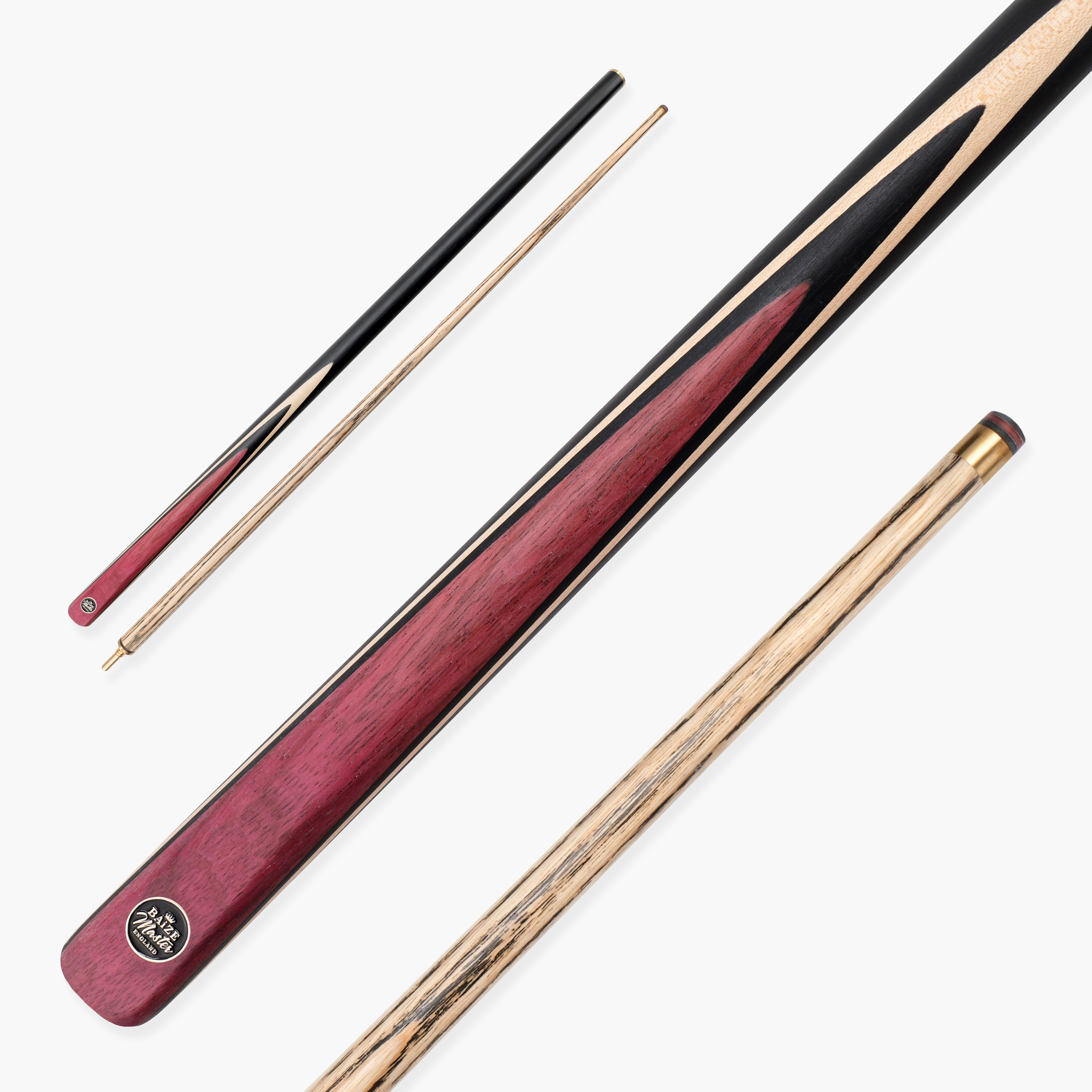 Baize Master Blackline Classic 2-piece snooker cue Cue + Case