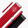 Baize Master Pro Line One Piece Aluminium Snooker Pool Cue Case - Holds Three 1 Piece Cues