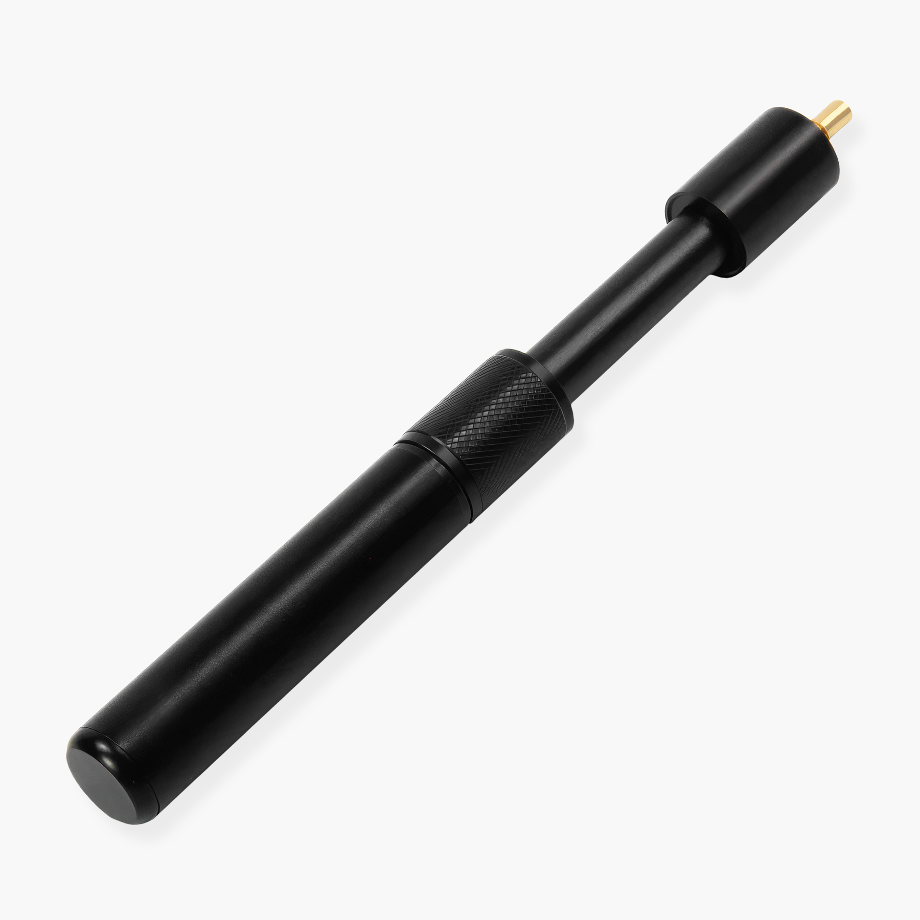 BLACK Short Telescopic Mini Butt Metal Extension - Extends to 10 Inch