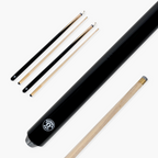 Jonny 8 Ball Pub Style 2 Piece Snooker Pool Cue Set 9.5mm Tip - TWO 57 Inch Cues