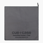 Cue + Case grey microfibre cue towel - 30cm x 30cm