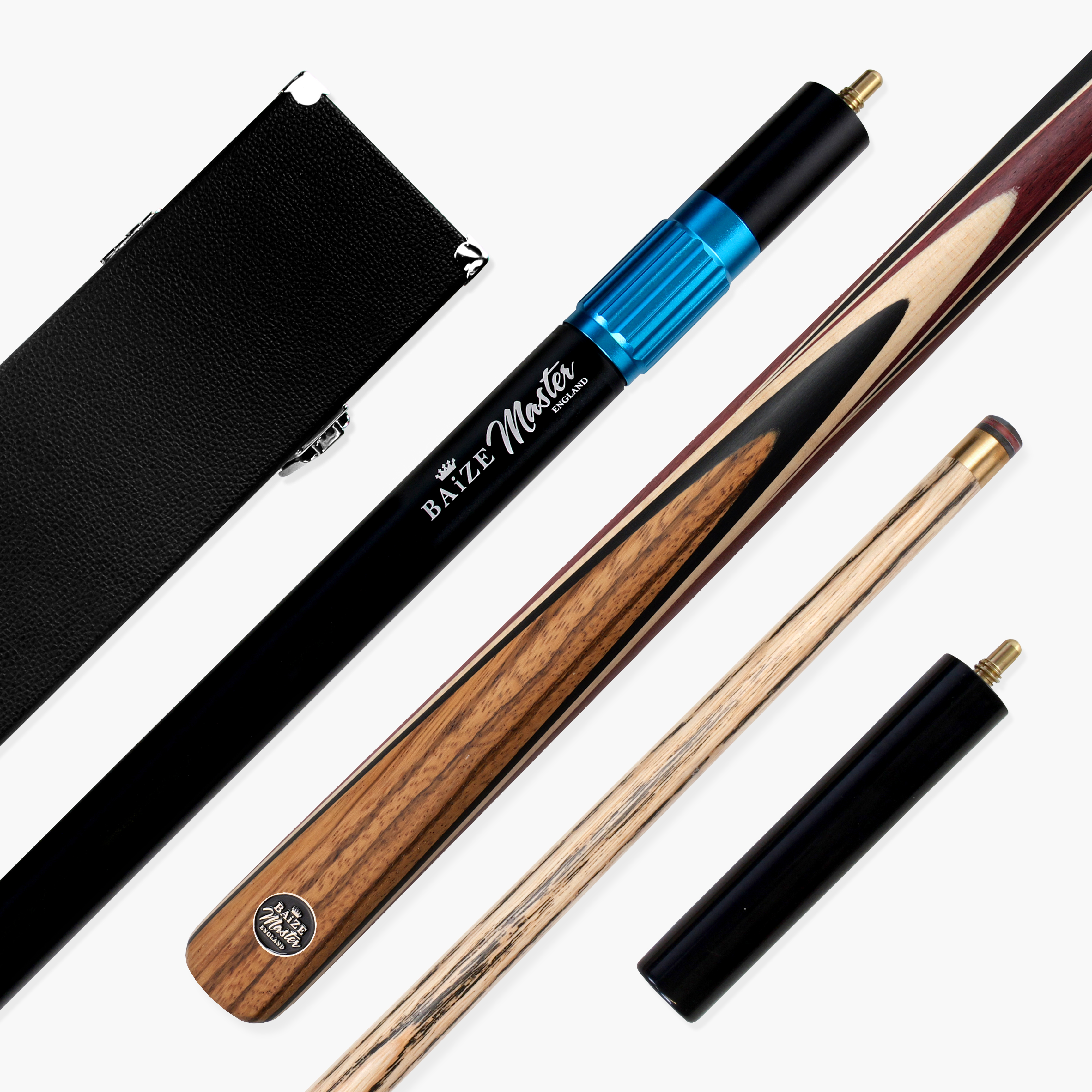 Baize Master Blackline Elite cue and case set Cue + Case