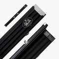 Baize Master Pro Line wide black 3/4 cue case