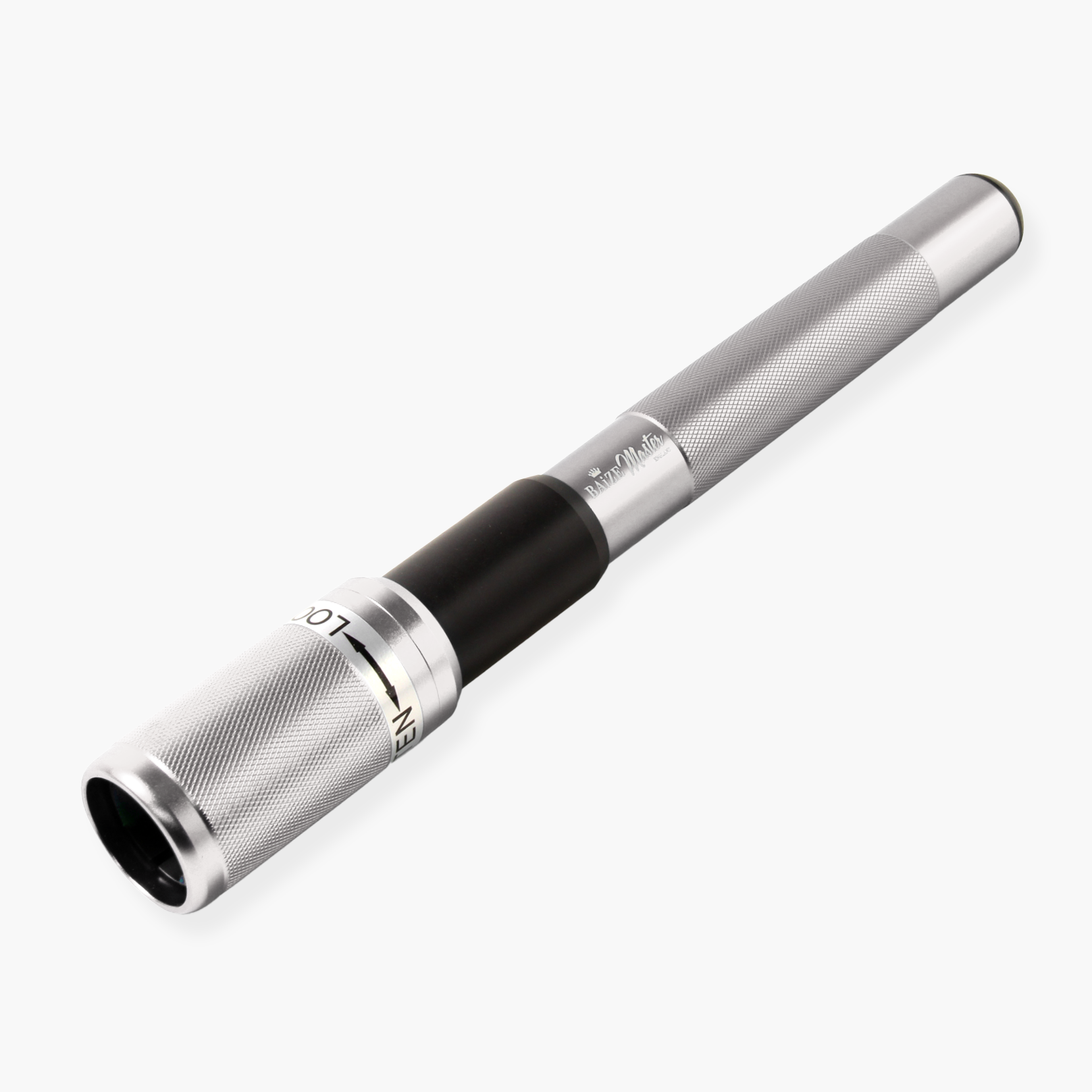 Baize Master SILVER MINI Flash Light Metal Push On Extension for American Pool Cues
