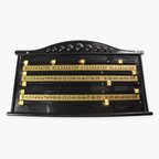 Black plastic 4-player snooker scoreboard