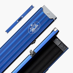 Baize Master Pro Line wide blue 3/4 cue case