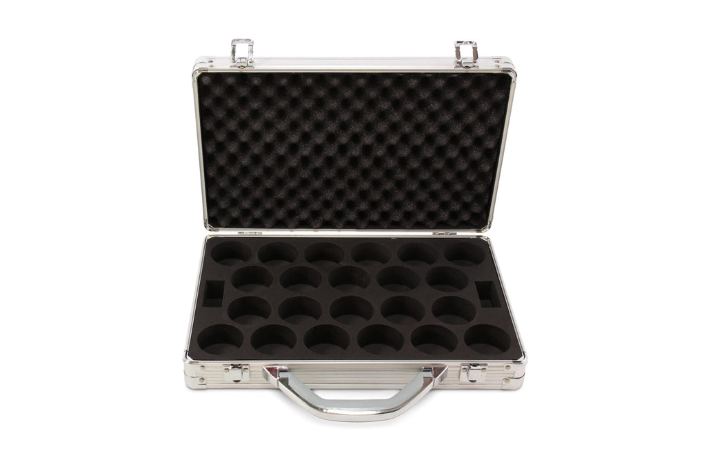 Baize Master silver snooker ball case - 22 balls