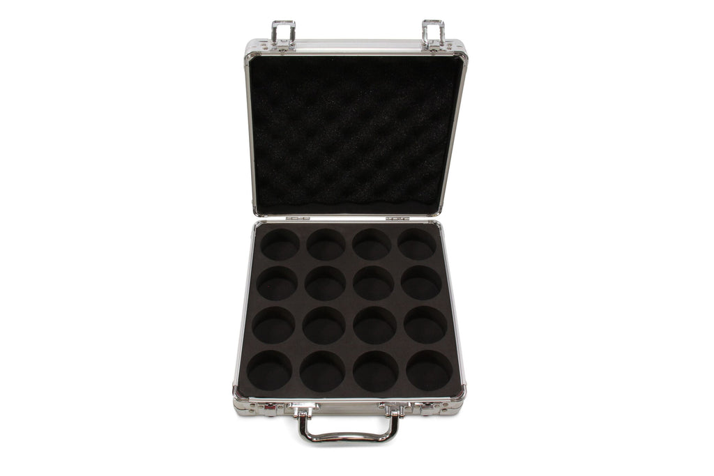 Baize Master silver 16-ball pool ball case